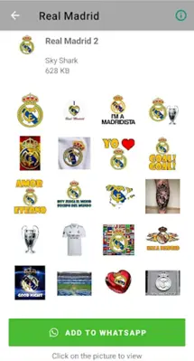 Real Madrid Stickers android App screenshot 9