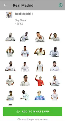 Real Madrid Stickers android App screenshot 10