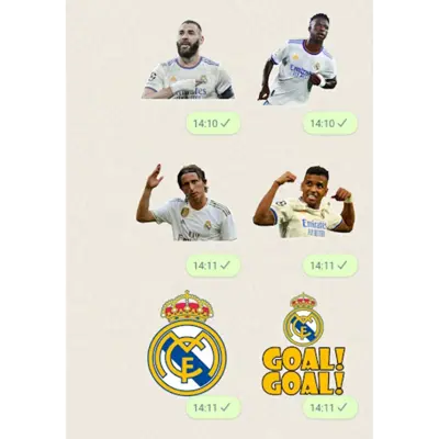 Real Madrid Stickers android App screenshot 1