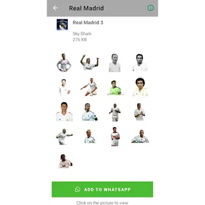 Real Madrid Stickers android App screenshot 2