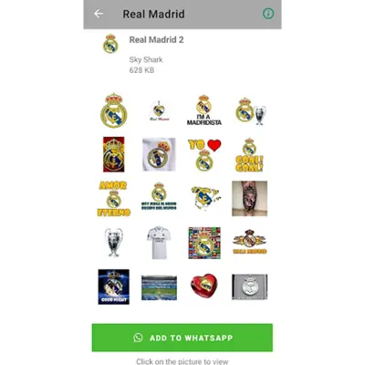 Real Madrid Stickers android App screenshot 3