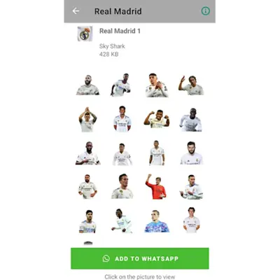 Real Madrid Stickers android App screenshot 4