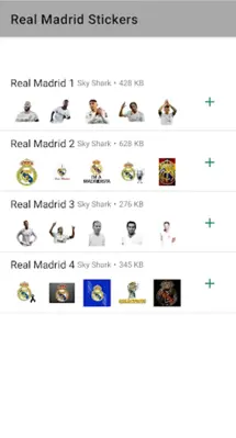 Real Madrid Stickers android App screenshot 5