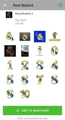 Real Madrid Stickers android App screenshot 6